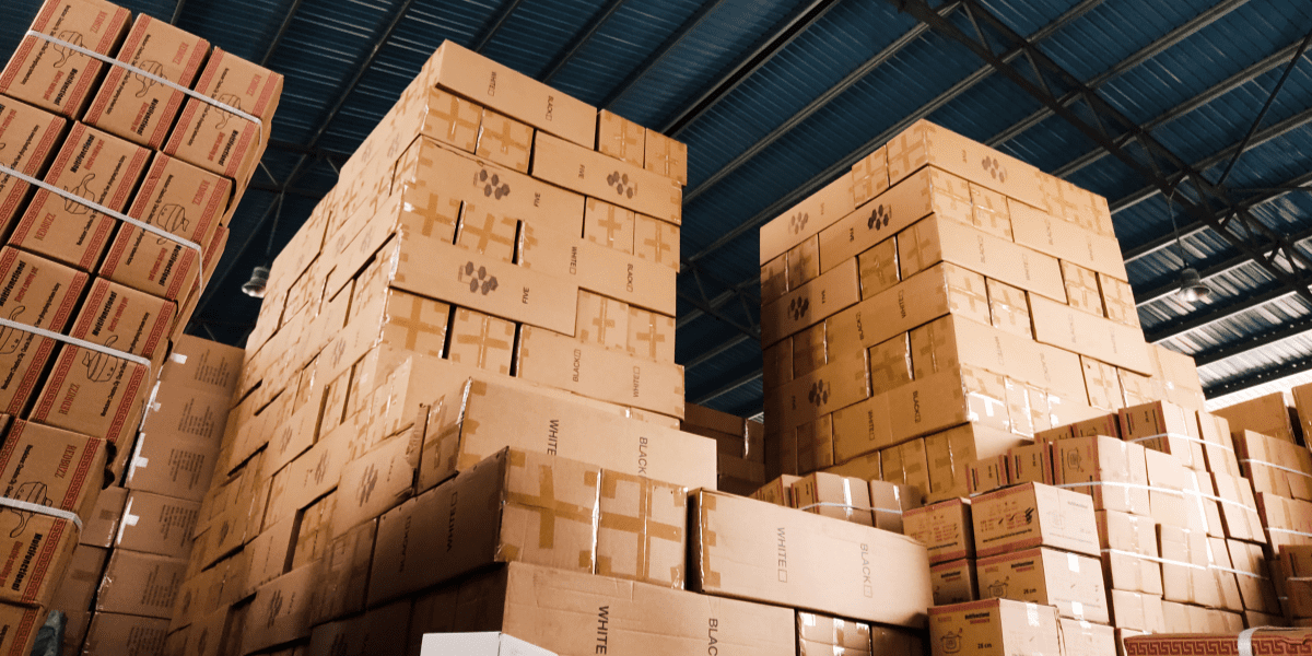 stack of boxes